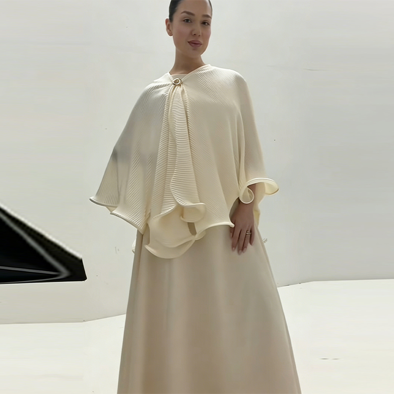 Woman Formal Wear - Ensemble Robe et Châle Élégant et