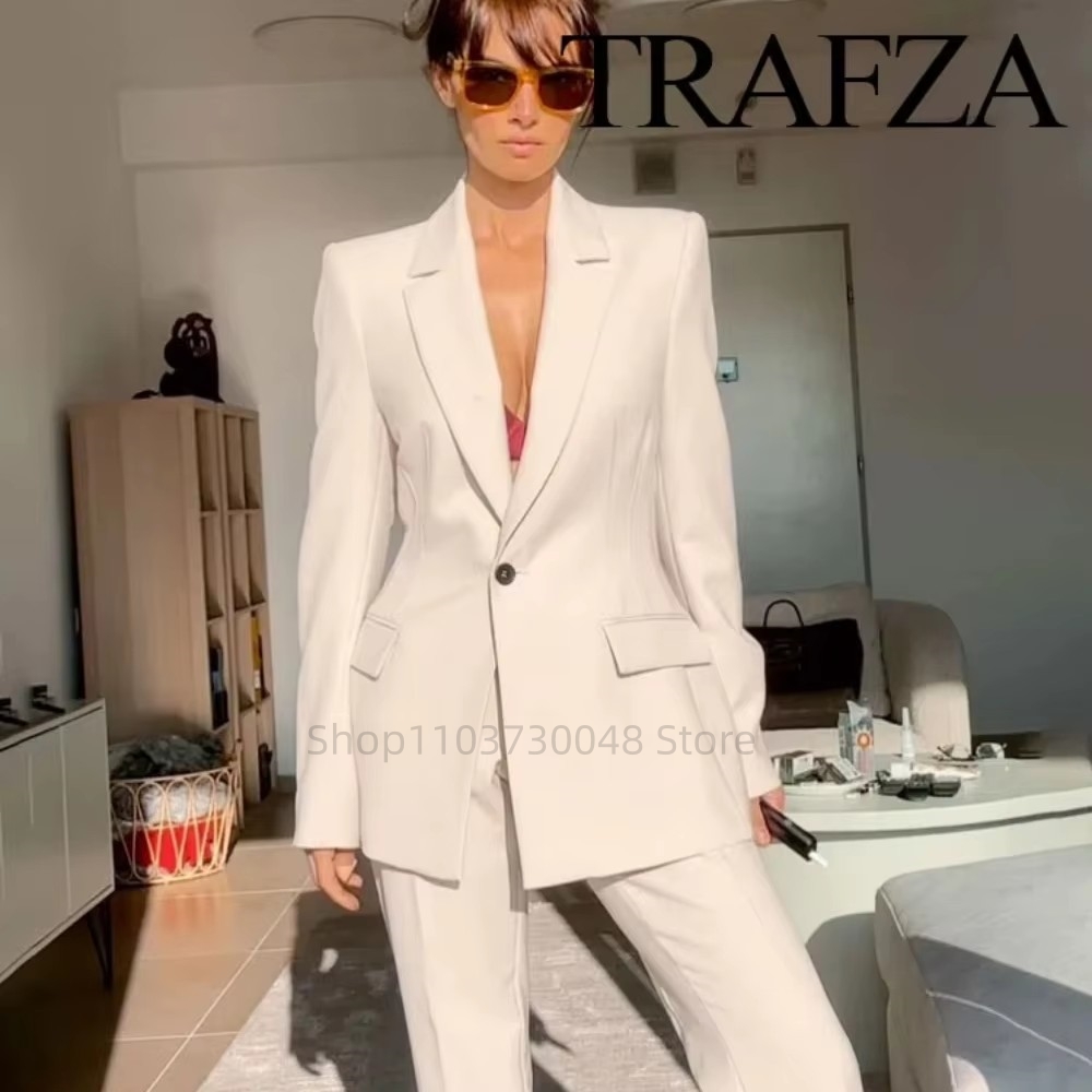 Women'S Red Formal Wear - Costume de bureau pour femmes, blazer