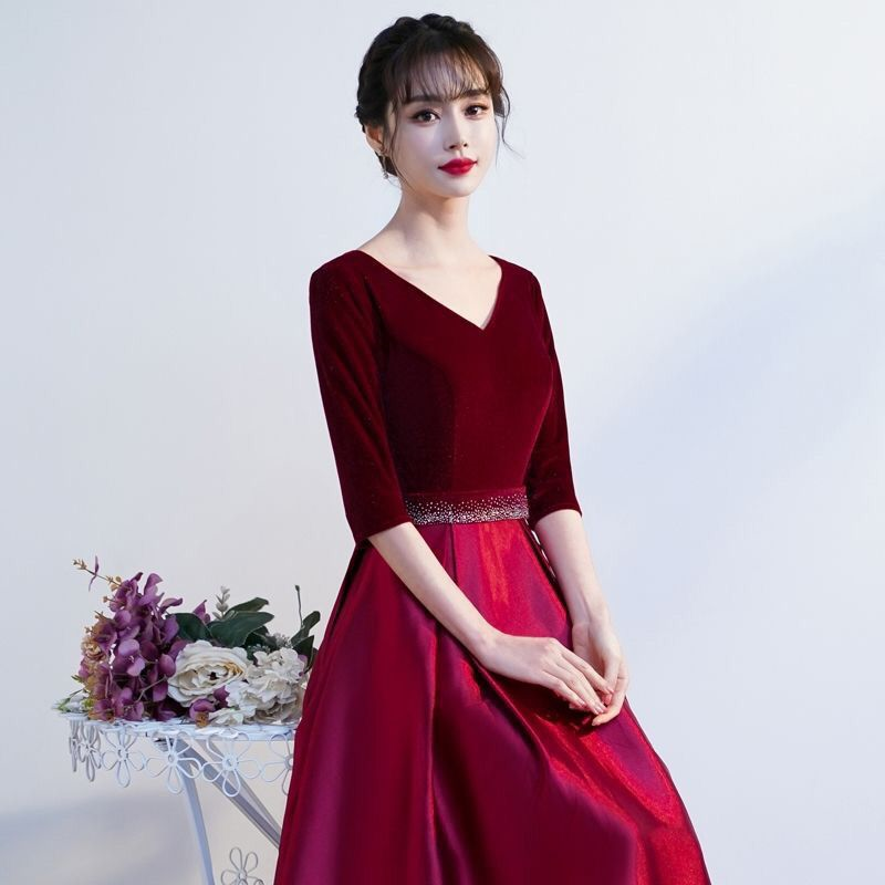 Robe Longue de Style Collège p - Woman Formal Wear avis et prix