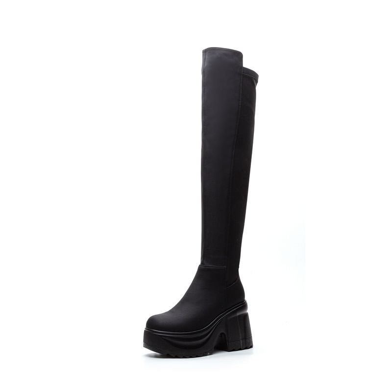 Bottes à talons larges et seme - Woman Formal Wear avis et prix