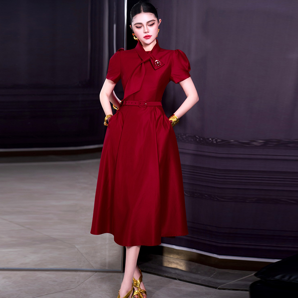 Robe rouge pour femme ZJYT, te - Women'S Red Formal Wear avis et prix