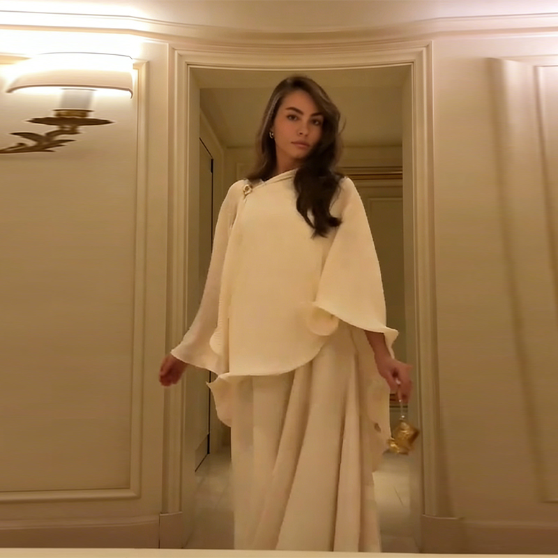 Ensemble Robe et Châle Élégant - Woman Formal Wear avis et prix
