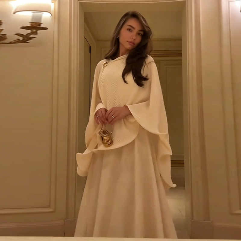 Ensemble Robe et Châle Élégant - Woman Formal Wear avis et prix