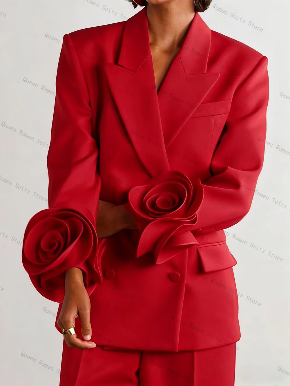 Ensemble de costume de luxe ro - Women'S Red Formal Wear avis et prix