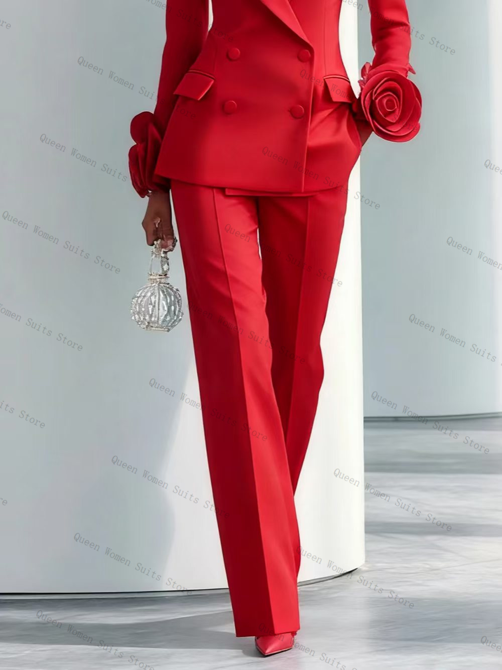 Ensemble de costume de luxe ro - Women'S Red Formal Wear avis et prix