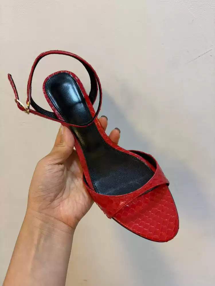 Sandales à talon chaton en cui - Kitten Heel Women avis et prix
